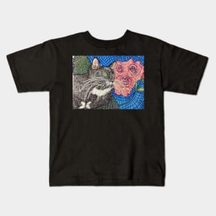 Tuxedo cat Kids T-Shirt